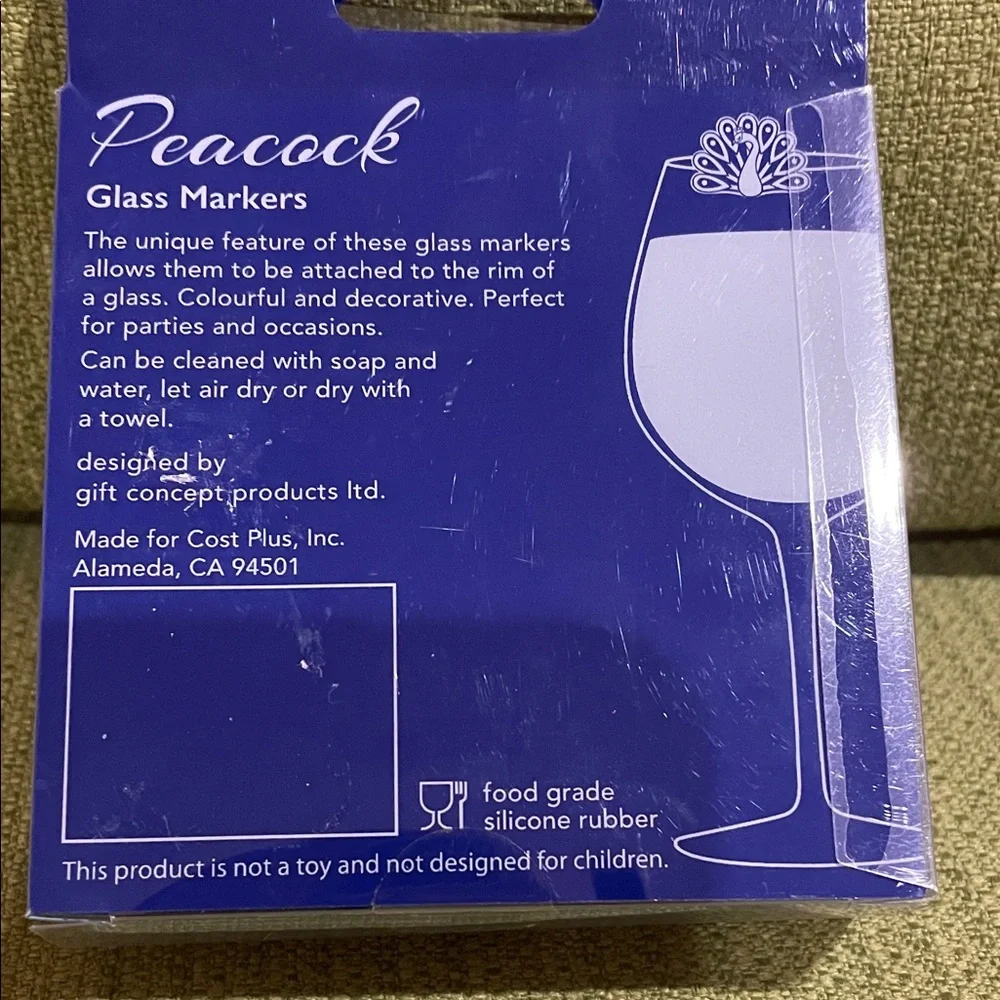 Cost Plus World Market set peacock